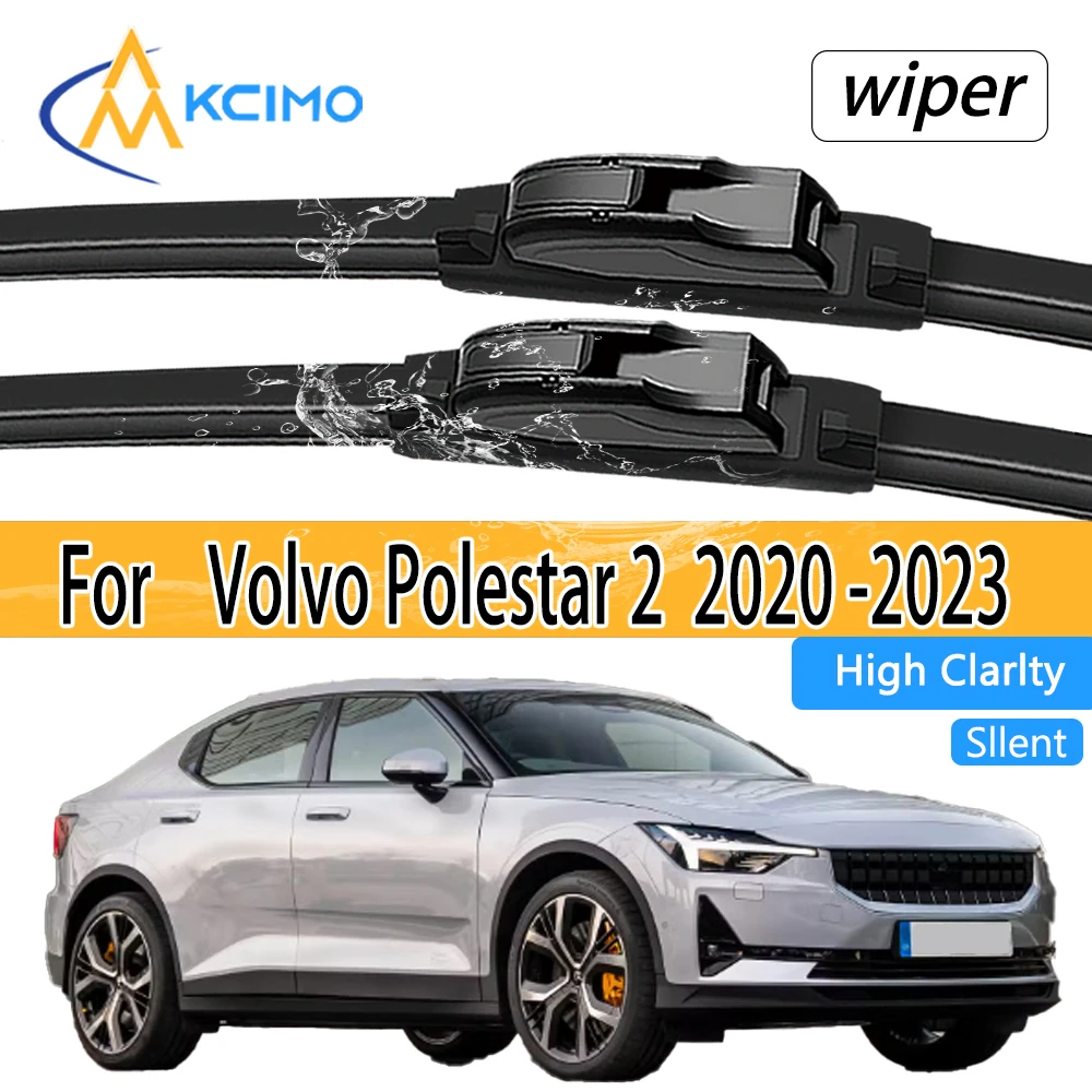 Für Volvo Polestar 2 2020 2021 2022 2023 Frontscheibenwischerblätter 2 Stück Windschutzscheiben-Fenster-Zubehör
