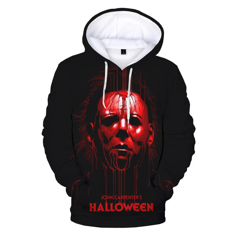 Customization Halloween Horror Movie Hoodies Michael Myers 3D Print Y2k Hoodie Men Women Streetwear Pullovers Hooded Sweatshirts