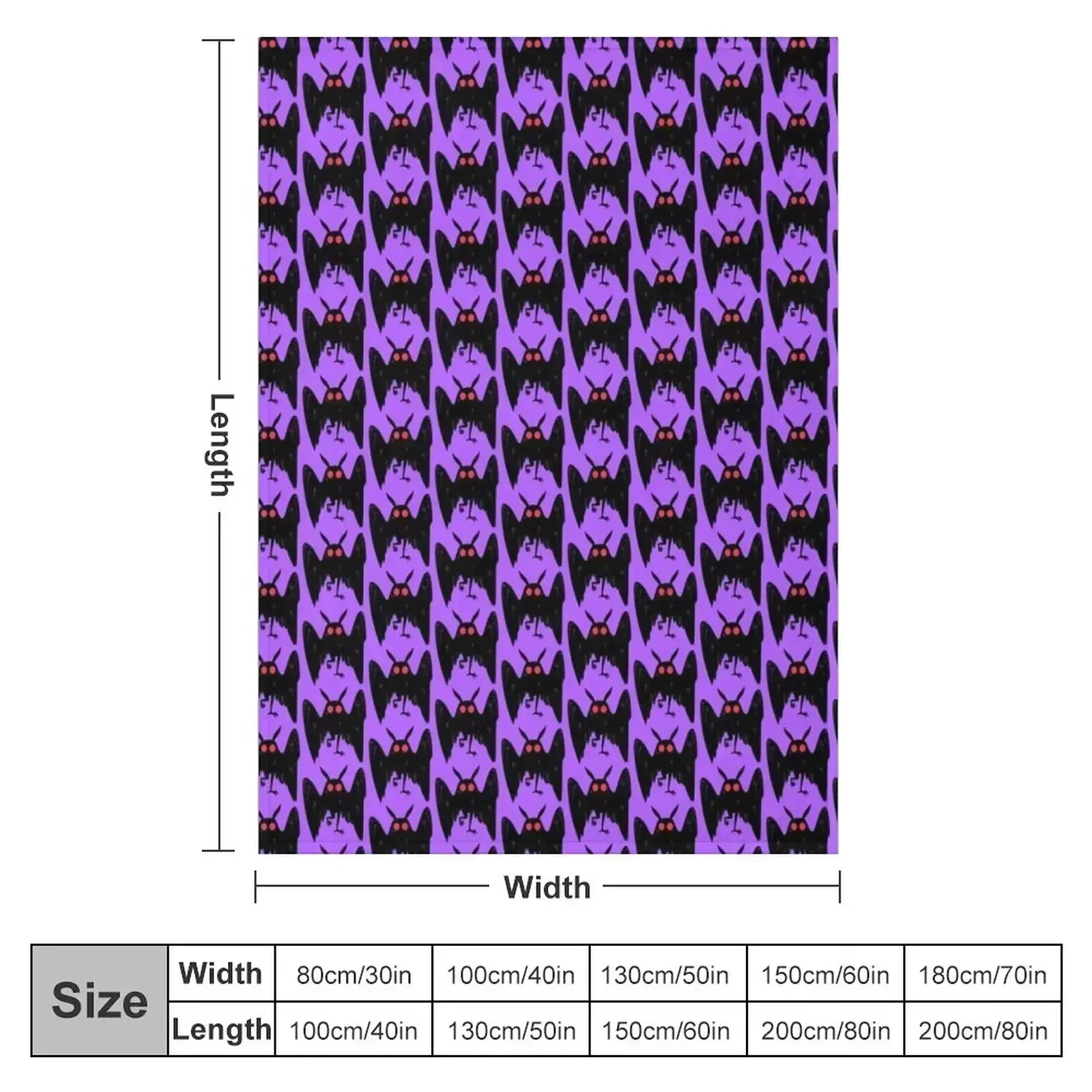 mothman Throw Blanket Comforter Plaid Plush Fashion Sofas Blankets