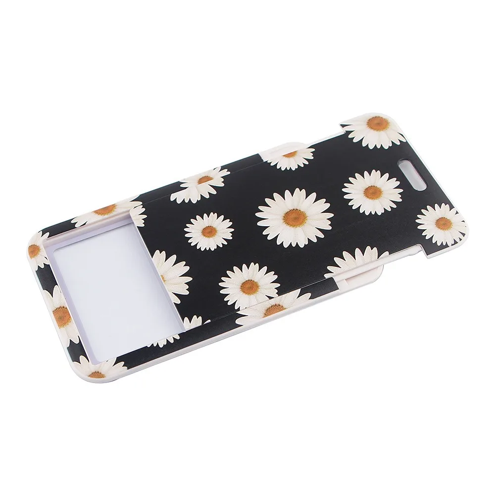 Aesthetically pleasing Daisy Sunflower Lanyard Colorful Plastic/Polyester Key Chain Key Holder ID Card