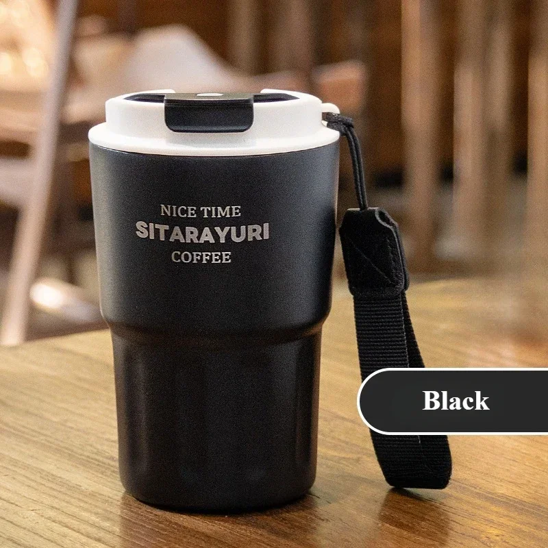 زجاجة ترمس من الفولاذ المقاوم للصدأ فائقة الجمال ، كوب قهوة عصري ، زجاجة ماء مفرغة ، السفر في المكتب ، من من من الخارج #3