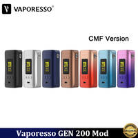 Original Vaporesso GEN 200 Mod Dual 18650 220W Mod Vape Compatible iTank/iTank 2 510 Atomizer Electronic Cigarette Vaporizer