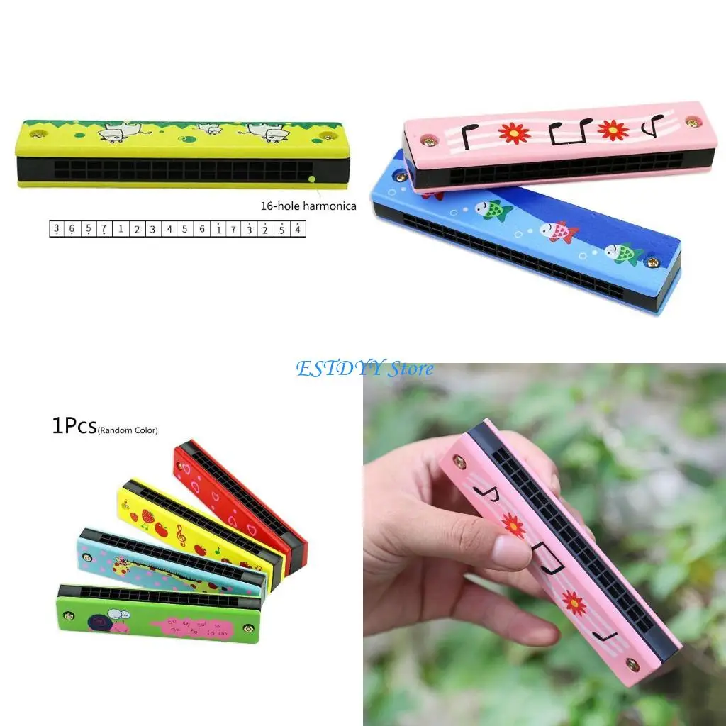 

G6DE Harmonica C for Key 16-hole Accented C Mouth Organ Harmonica, Chromatic Harmonica for Key of C for Professionals and Stu