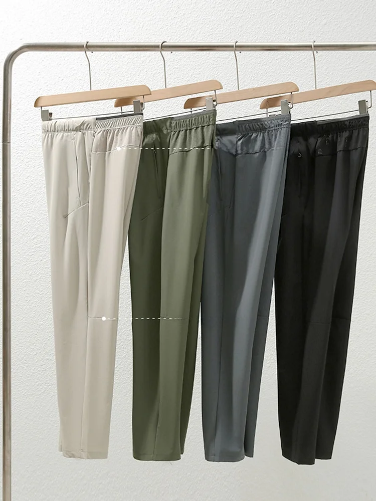 

Быстросохнущие дышащие эластичные мужские летние уличные водонепроницаемые повседневные брюки прямого кроя