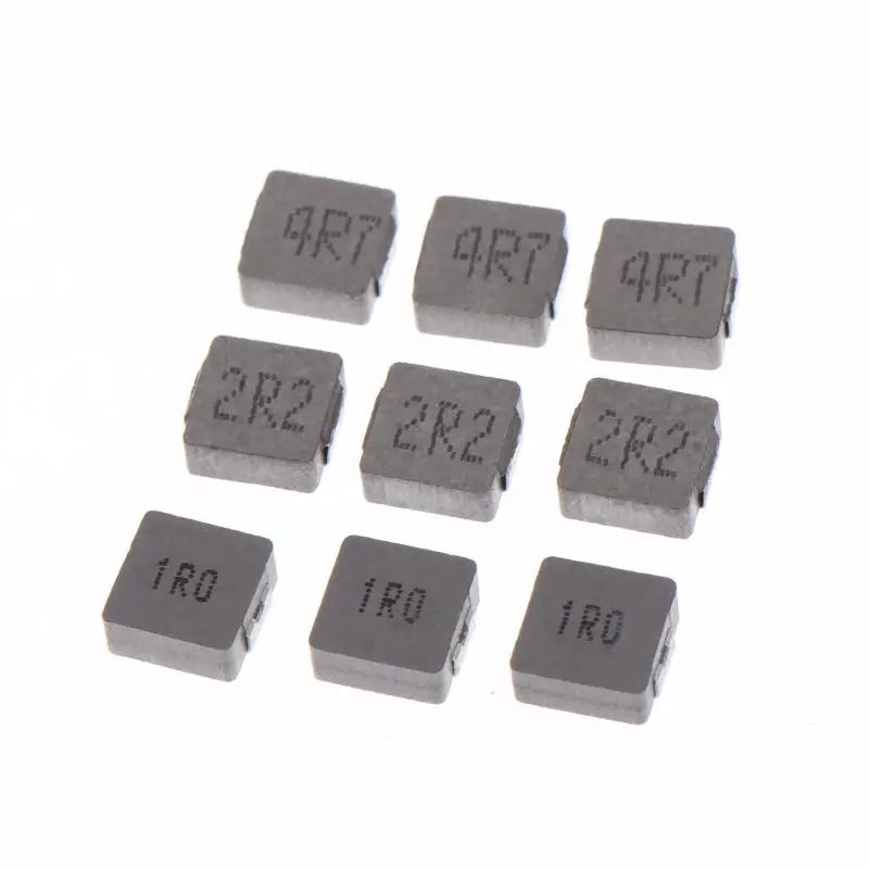 New 50Pcs 1uH 2.2uH 4.7uH Integrated Mold SMD Inductor High Current Inductors For PCB Circuit Electronic Power Supply Repair