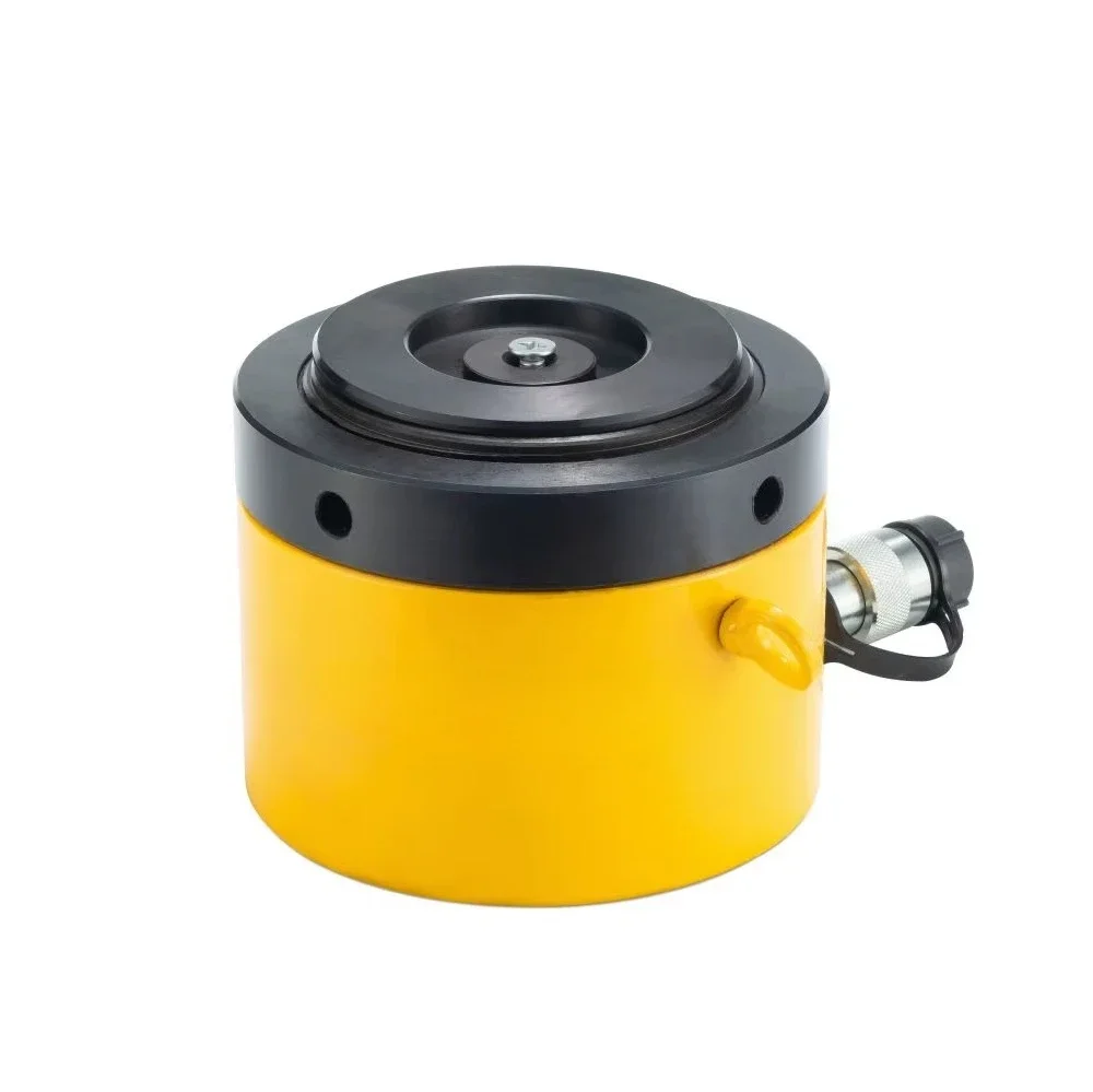 

Гидравлический цилиндр с окрашенной поверхностью, устойчивой к коррозии, для узких пространств, одностороннего действия, низкопрофильный, с гайкой