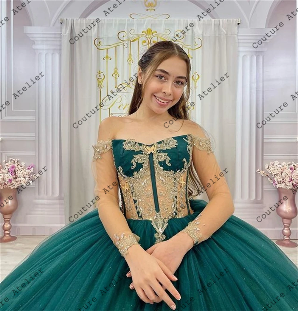 Платье Quinceanera с рыбьими костями, бальное платье, платье для дня рождения, с открытыми плечами, милое платье 15, 16, выпускные платья по индивидуальному заказу