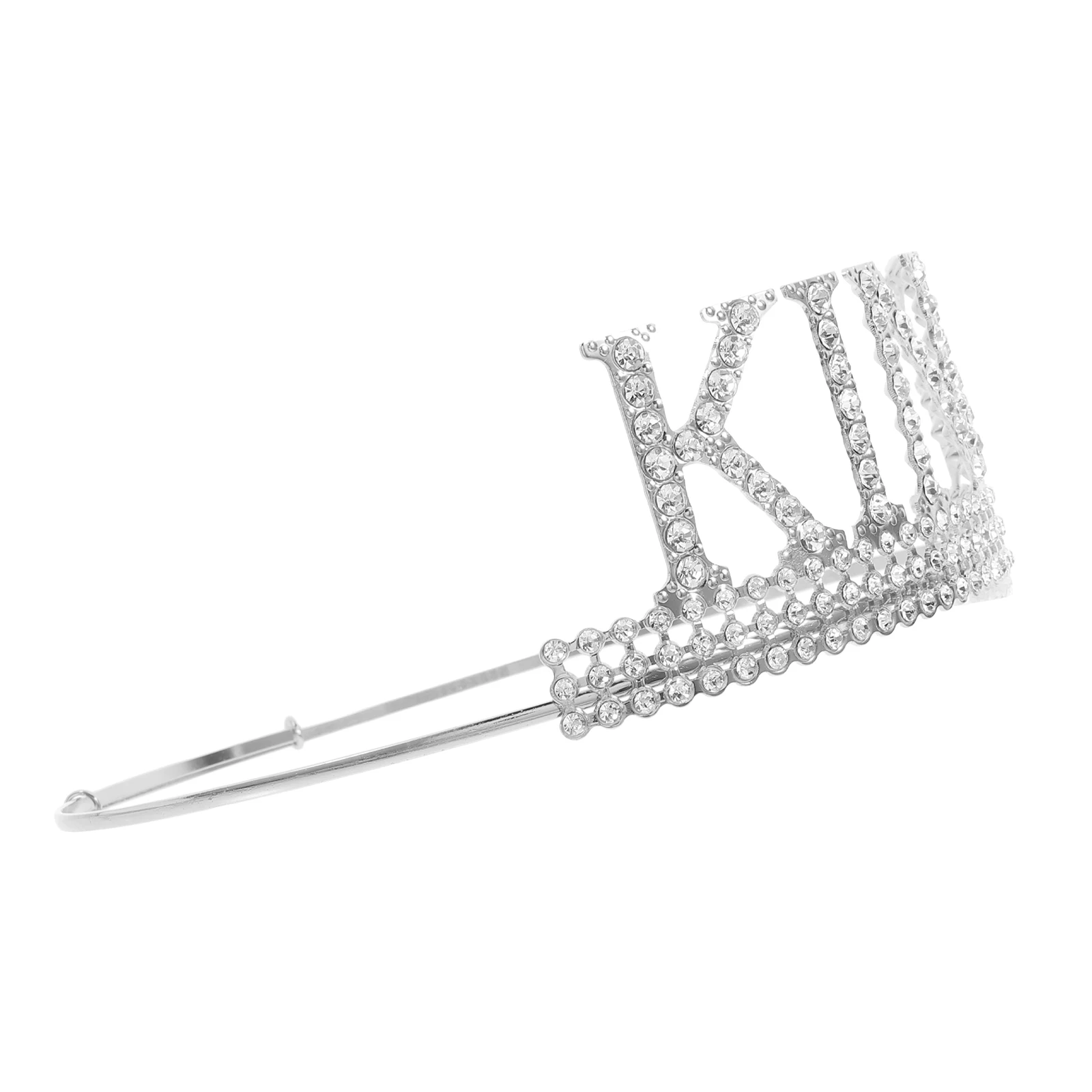 

Vintage King Crown Headband Plastic Elegant Birthday Party Cosplay Costume Accessory Chic Performance Headdress