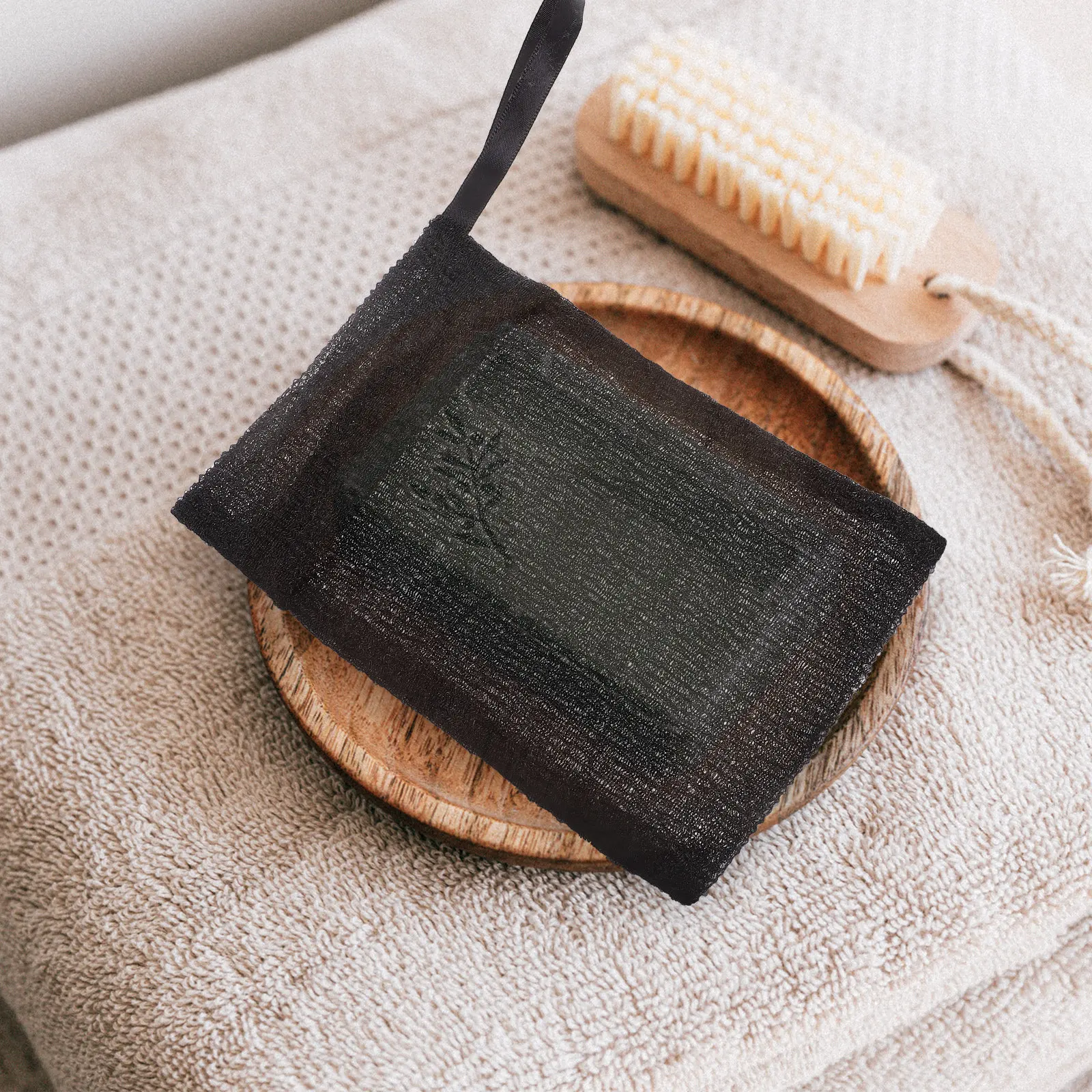 

6Pcs Soap Bag Mesh Exfoliating Pouch for Bar Soap Face Body Hands Cleansing Foaming Scrubber Shower Bathroom Storage