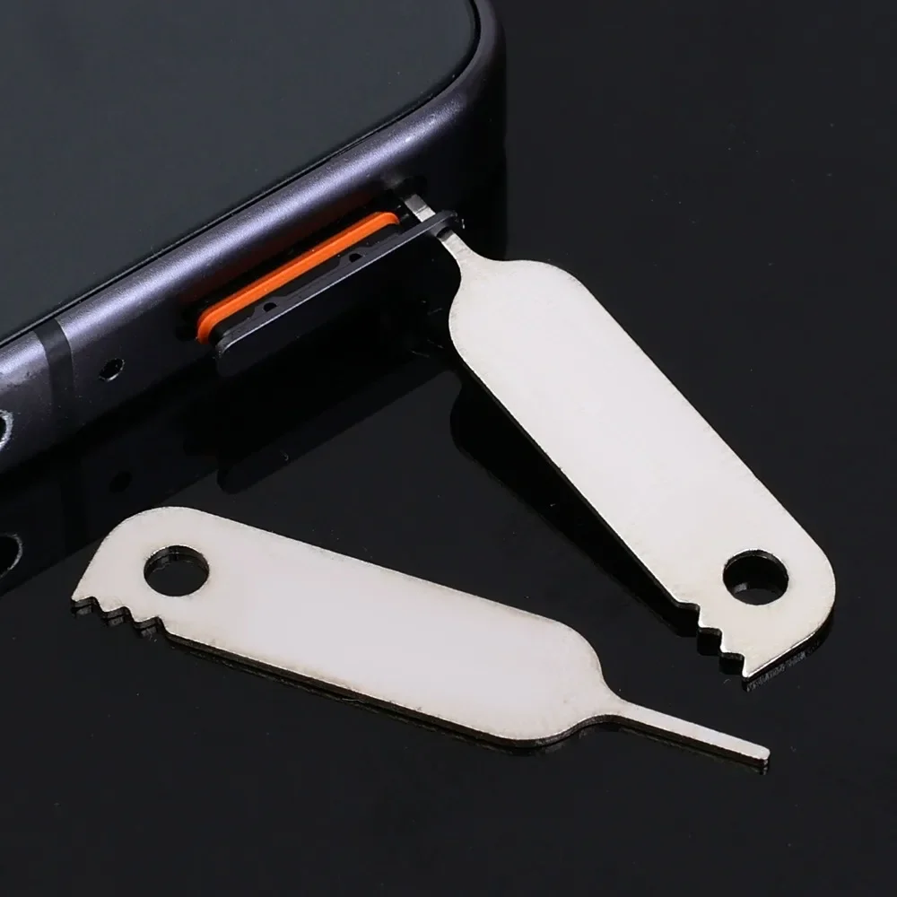 المعادن إخراج بطاقة Sim صينية متعددة أدوات معظم الهاتف المحمول فتح دبوس إبرة مفتاح أدوات آيفون 17 / سامسونج / آي باد للتسليم السريع #4