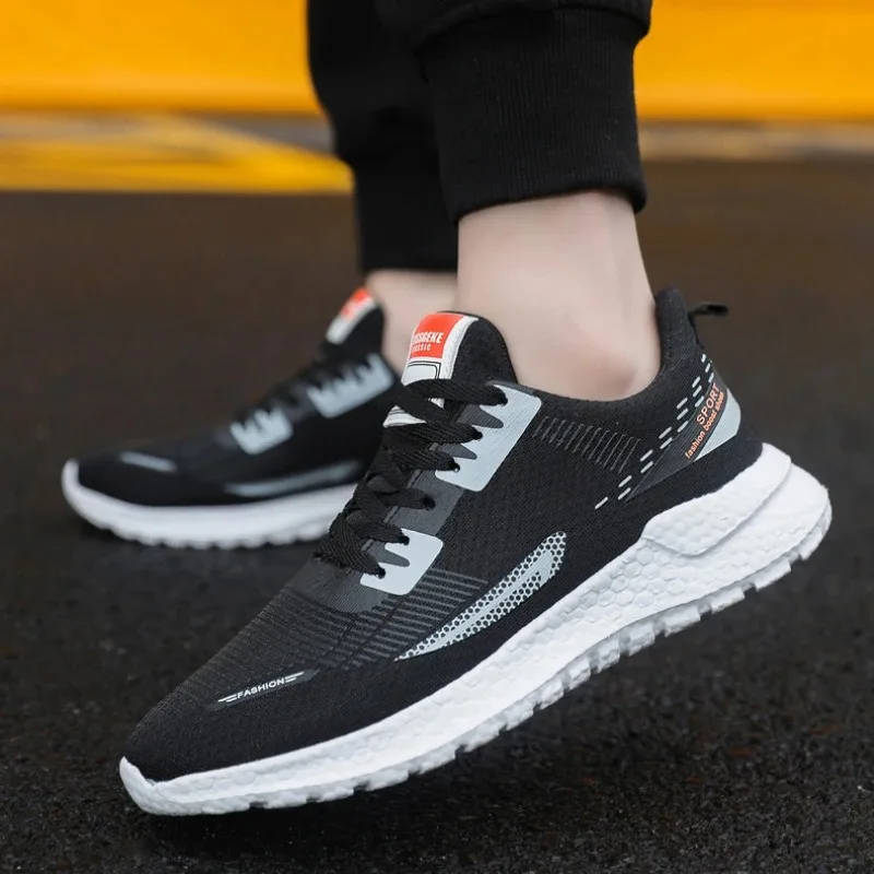 Men's Breathable Running Shoes Man Fashion Sneakers Bounce Outdoor Sport Shoes 2023 Summer Casual Training Brand Designer Shoes