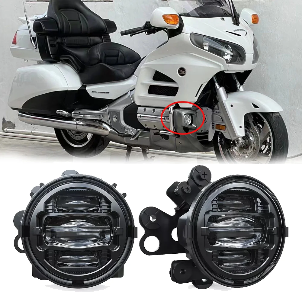 For Honda Gold Wing GL1800 2002-2017 GL 1800 Fog Lamp Accessories Motorcycle Fog lights Led Auxiliary Driving Light 54W