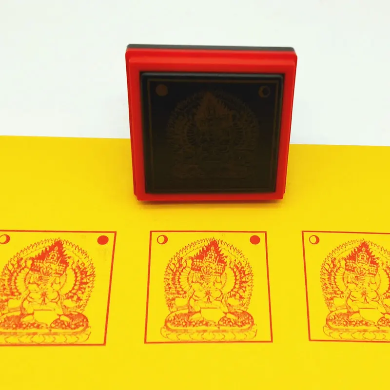 Big powerful and benevolent rule King Kong seal, Buddhist supplies, French seal, automatic oil, photosensitive seal