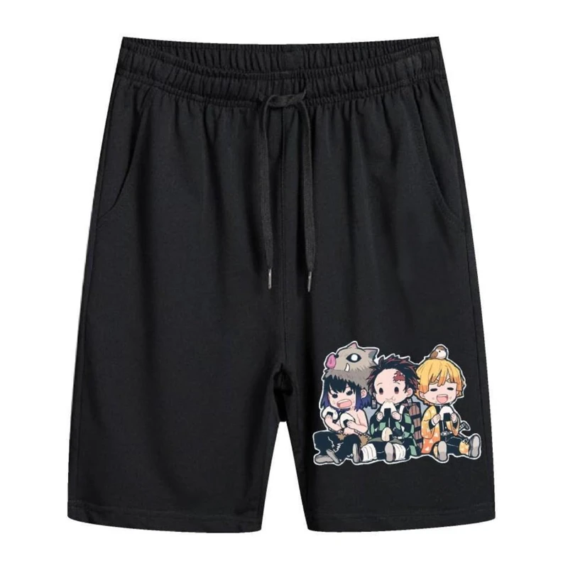 

Спортивные штаны Sudadera Anime Demon Killer, мужские шорты, шорты с принтом Kamado Tanjirou, мужские и женские пляжные шорты в стиле Харадзюку