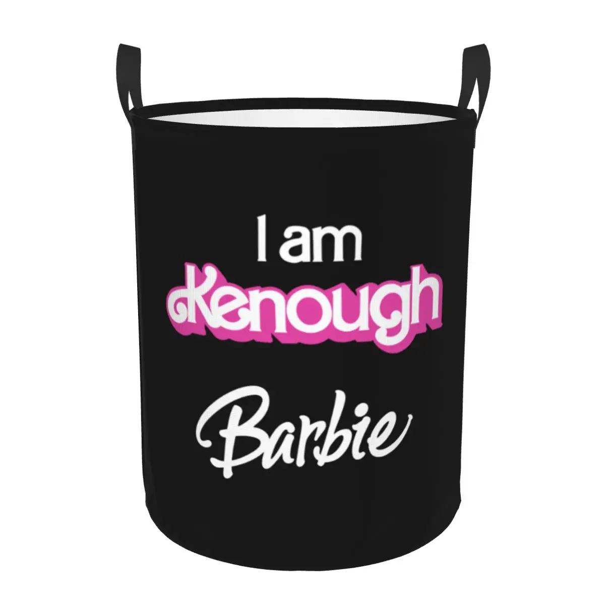 Customized Barbie Laundry Basket Foldable Large Capacity Clothes Storage Bin Baby Hamper