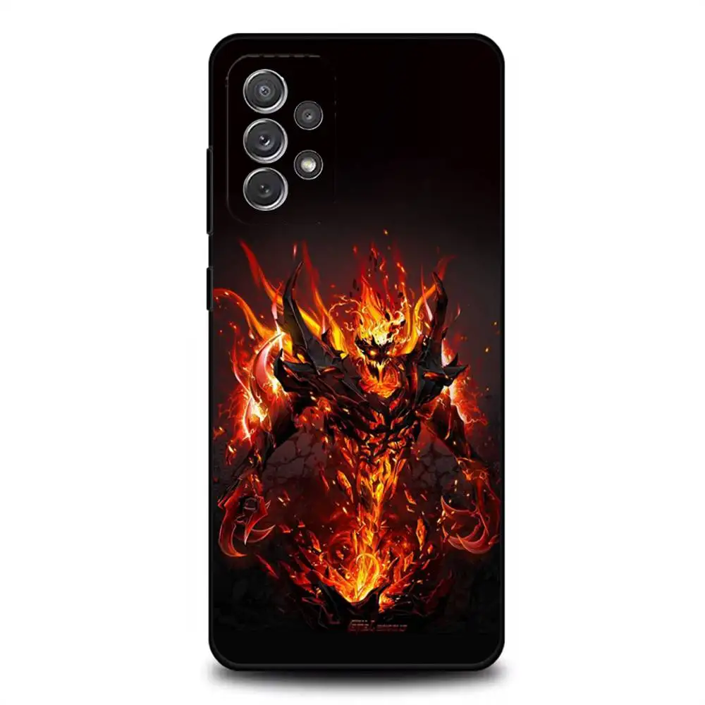 حافظة هاتف D-Dota 2 الرائعة لهاتف سامسونج S25، S24، S21، S22، S23، S30، Ultra، S20، Plus، Fe، Lite، Note، 10,9,5G غطاء أسود #3