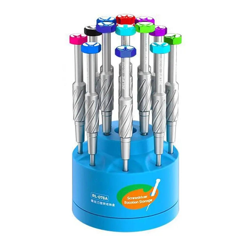 

360 ° Вращающийся органайзер для отверток, многосекционный ящик для хранения, для пайки материнских плат, локатор для пайки, инструменты для пайки