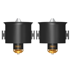 QX-MOTOR 70mm EDF with 1800kv 2600kv brushless motor 4s 6s FOR aircraft model fixed-wing 70mm ducted fan