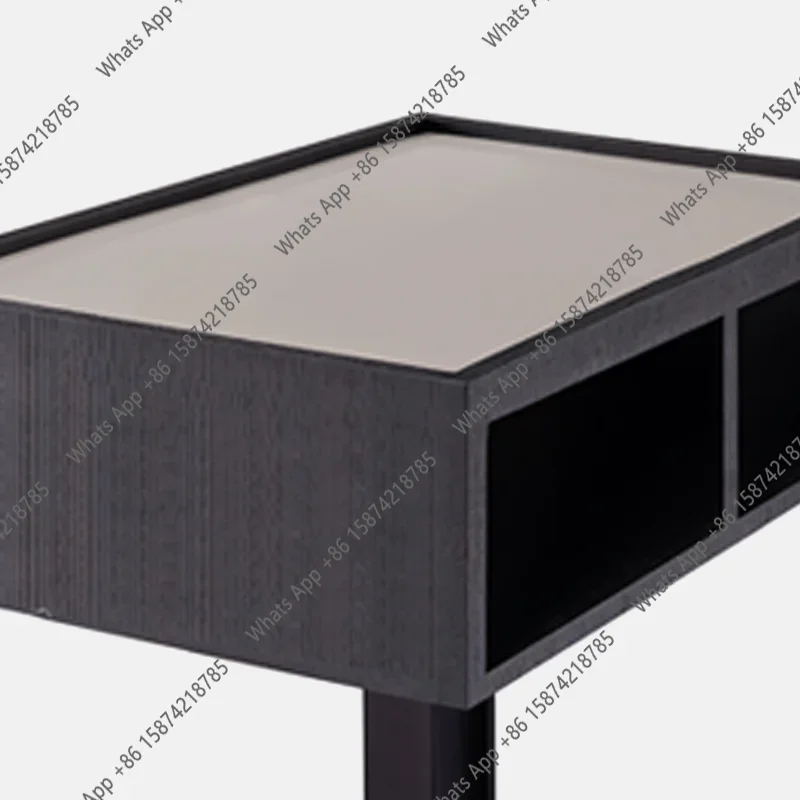 

XX Modern Minimalist Designer Shelf Italian Light Luxury Bedroom Bedside Table