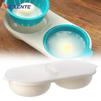 Nové kreativní pánve na vaření vajec, potravinářské pánve, dvojitý hrnec, vařič vajec, parní mikrovlnná trouba, sada kuchyňských nástrojů pro vaření 10 nejlepší prodej odměrka na rychlovarné vejce Dash - №7