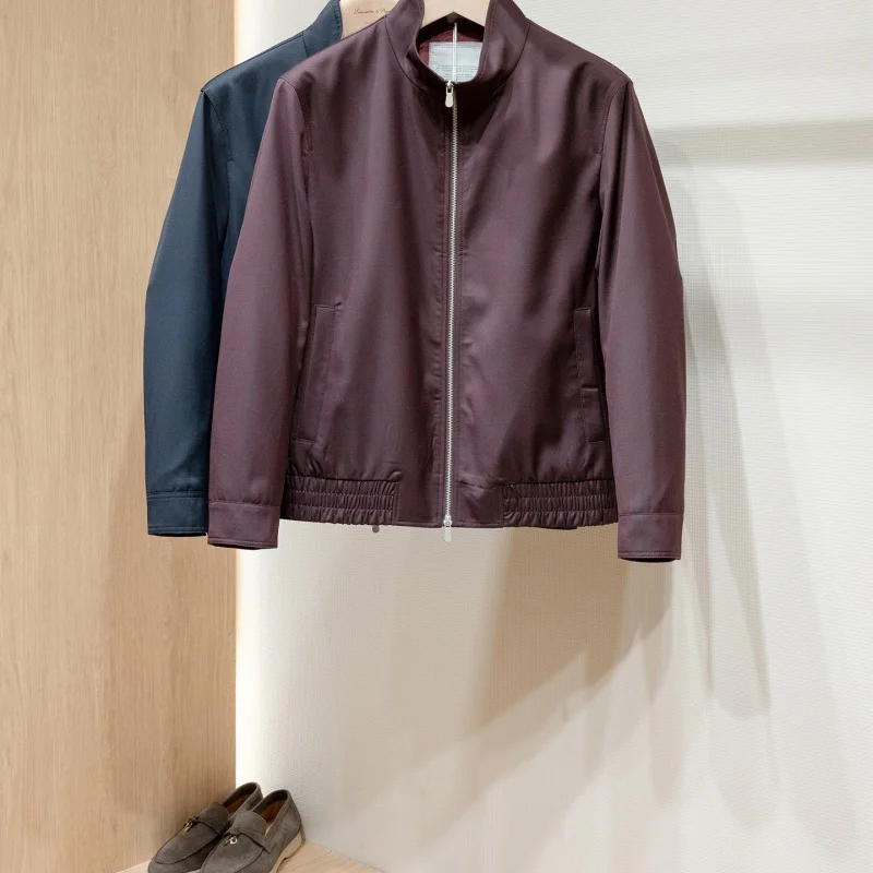 

Мужская повседневная куртка-пальто из шерсти, машинная стирка, в стиле Old Money, производство Австралия