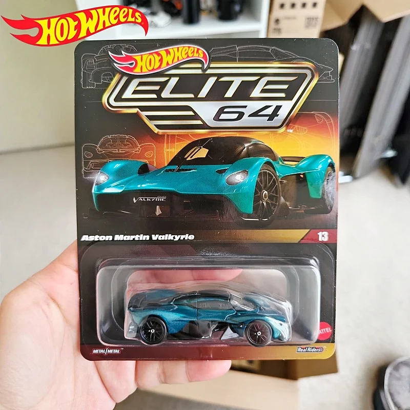 

1/64 Hot Wheels Aston Martin Valkyrie Elite Edition Scale Diecast Model Car Collectible For Car Enthusiasts Display Decoration