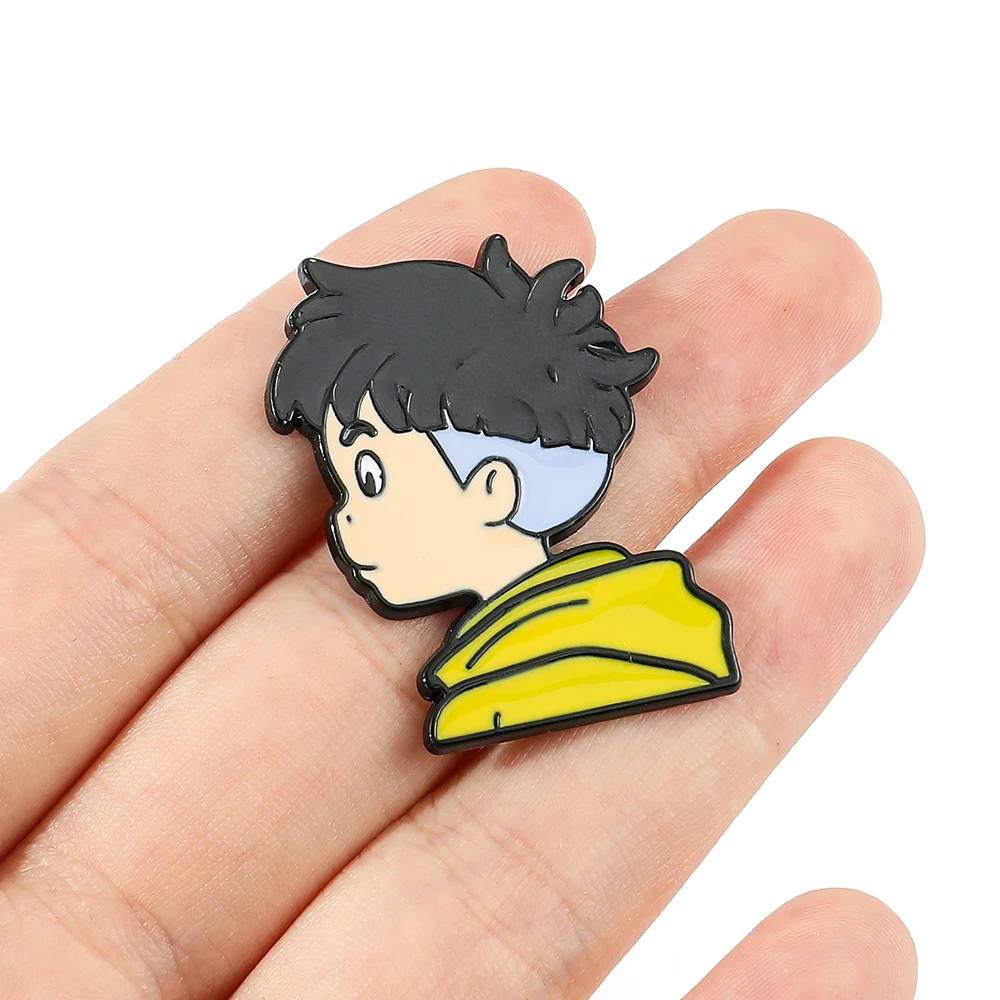 Hayao Miyazaki Enamel Pin Lapel Pin for Clothes Brooches on Backpack Briefcase Badge Jewelry Decoration Gifts