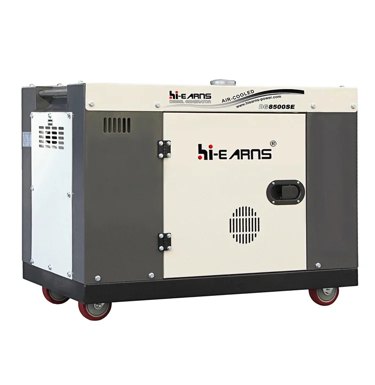 가정용 저소음 신형 엔진 6.5kva 발전기