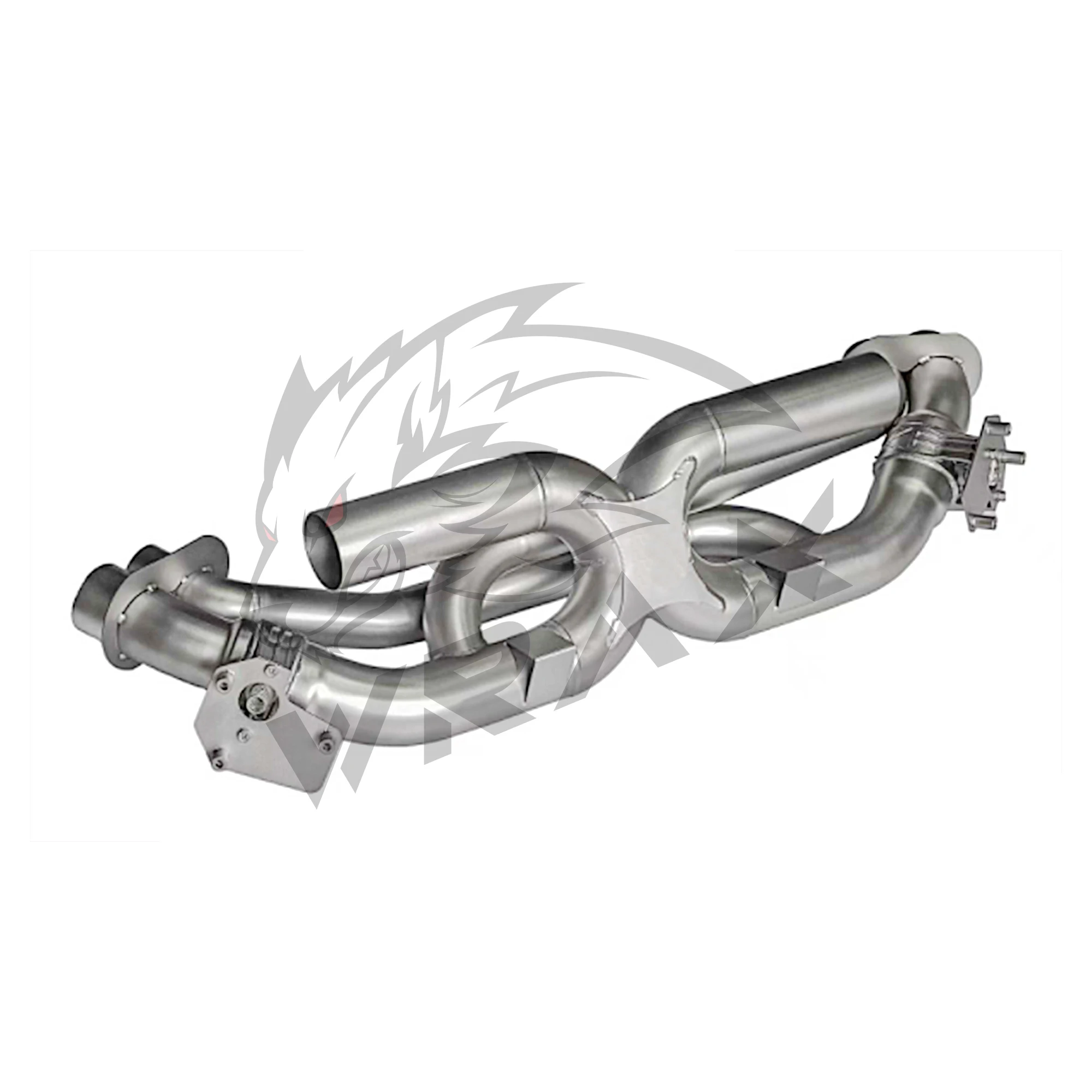 ترقية X-tube Catback WRAX العادم الرياضي لبورشه 991 992 Turbo S 2018 + صوت عالي التدفق SS304 العدوانية #2