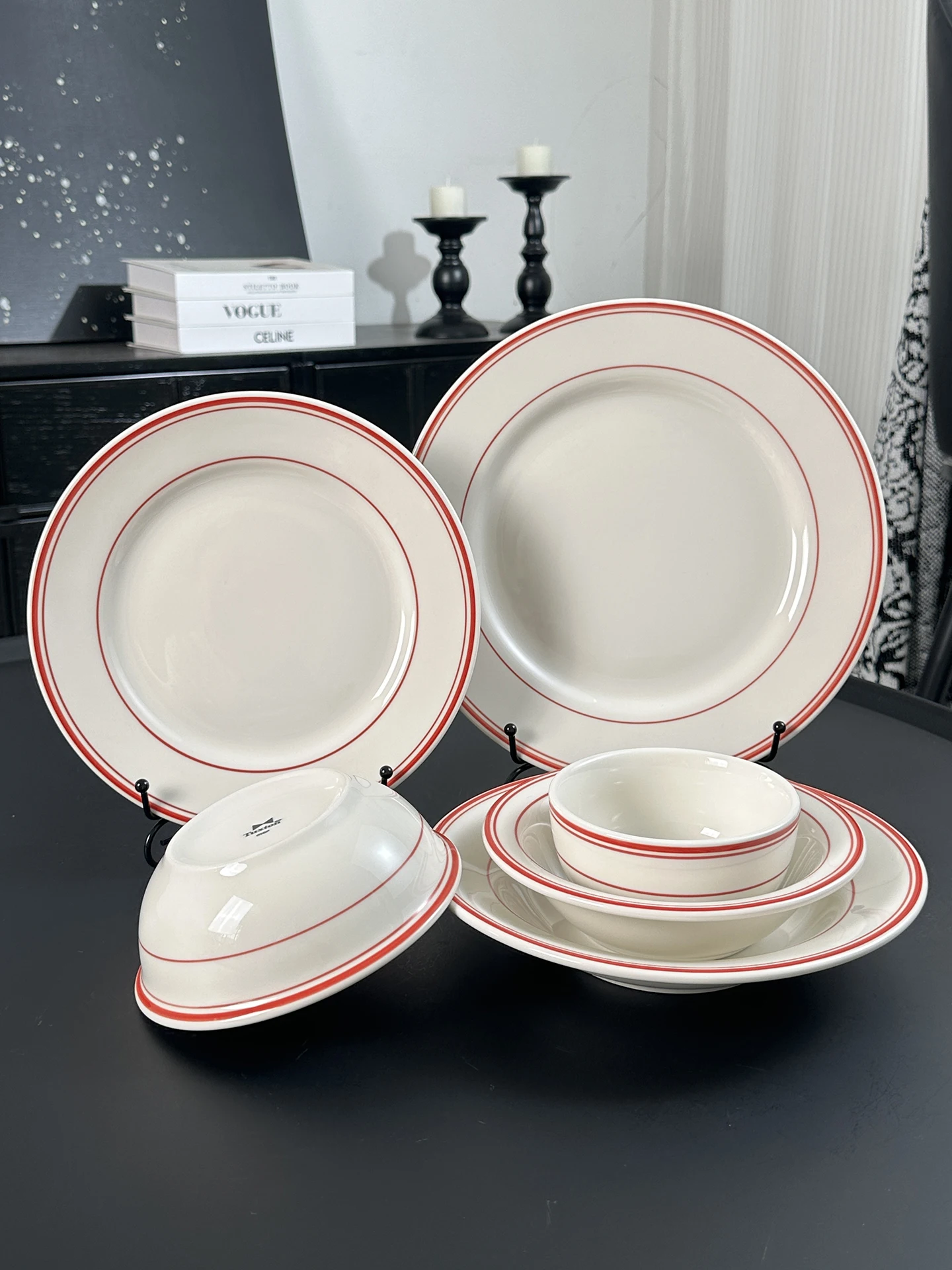 red-line-series-bowl-plate-set-new-home-moving-underglaze-color-ceramic-dinnerware-set-luxury-home-use-round-shape-dishware