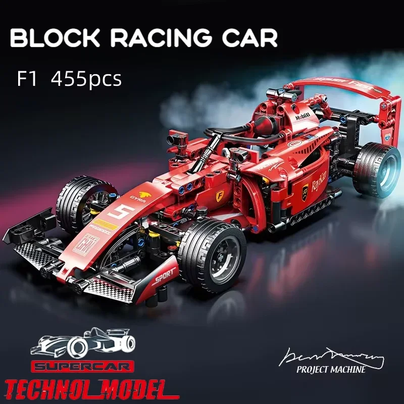 ​​​Technical Classic 455PCS F1 Race Cars Sets MOC Building Blocks Control Car Festive Gifts Giving Easter for Kits Building Toys