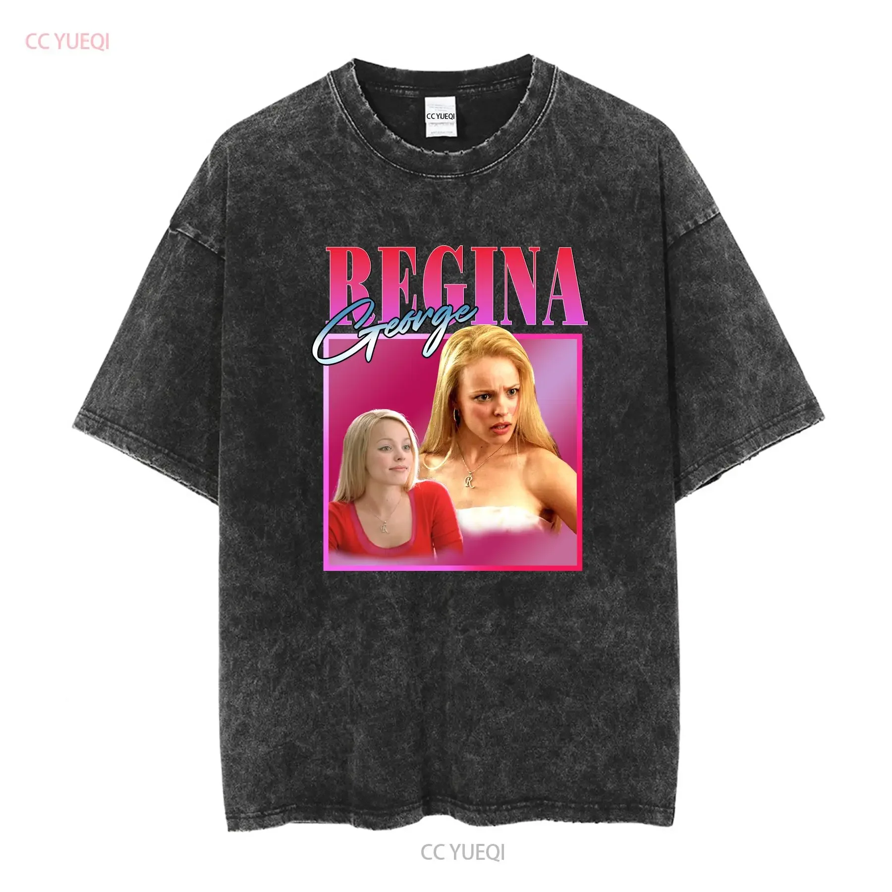 REGINA GEORGE Homage T shirt From Mean Girls Vintage 2000s A Little Bit Dramatic You Can't Sit With Us vintage Washed graphic