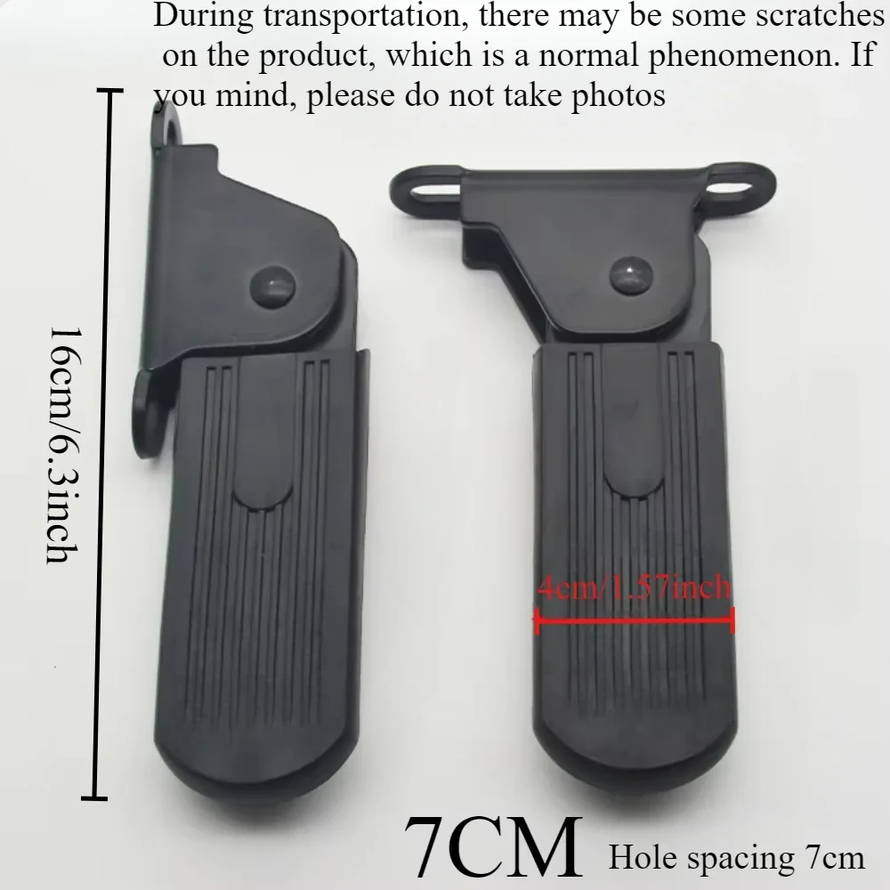 1 paar Opvouwbare Voorste Voetpedalen voor Yadi Aima Harley U1 E-Bike Lichtgewicht Aluminium Anti-Slip Fietsen pedalen Accessoires