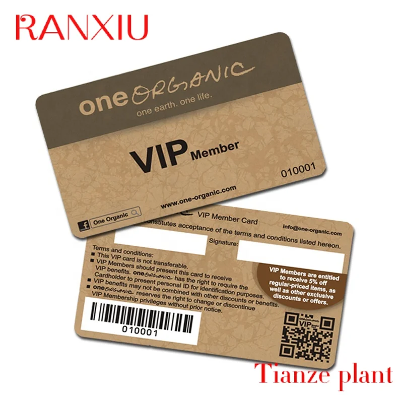 Custom Customized printing plastic PVC VIP loyalty membership card with nice price