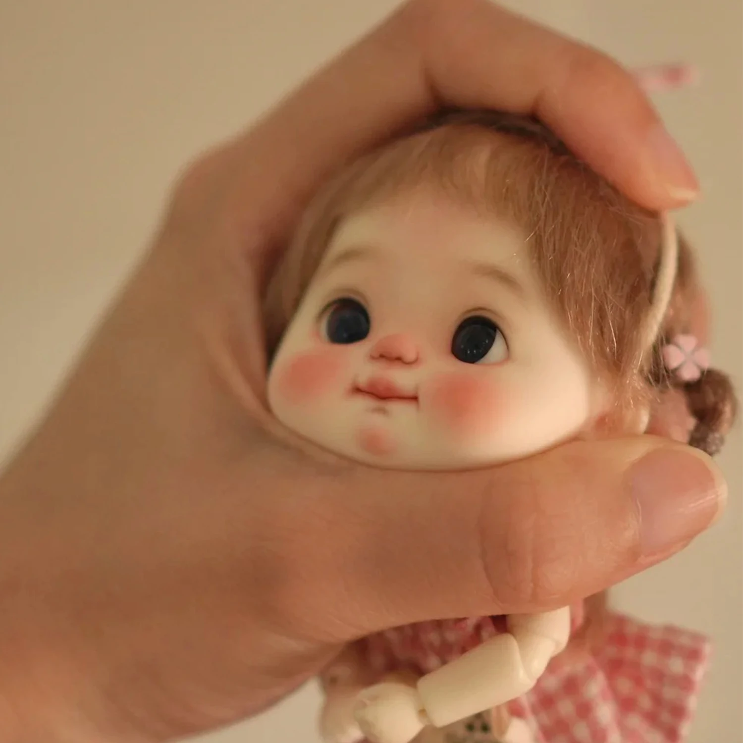 PreOrder NaiTZ Bjd Doll 1/11 Nude Doll  Anime Little Fat Face Pursed Lips Smil Expression Head ShugaFair Ball Jointed Dolls