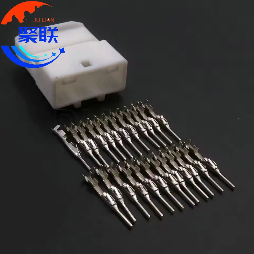 1 مجموعة 20Pin سيارة مشغل أقراص مضغوطة الأسلاك تسخير المقبس التيار المتناوب الجمعية 1473750-1 1473807-1 السيارات منخفضة الحالي موصل الصوت لتويوتا