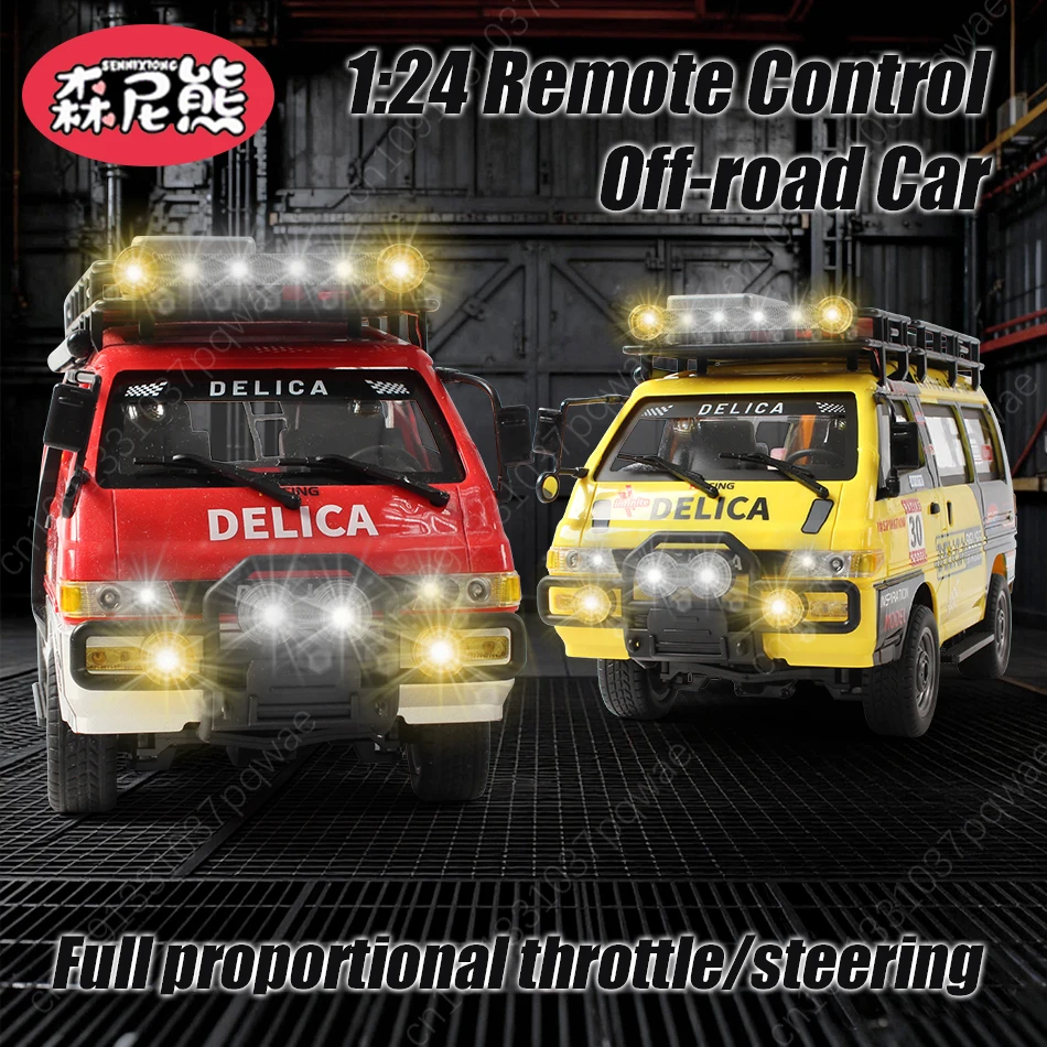 

SENNIXIONG 1/24 RTR Remote Control Classic Off-road Vehicle Camping Car Model RC Speed Drift 2WD 4WD Climbing Truck Toy Gift