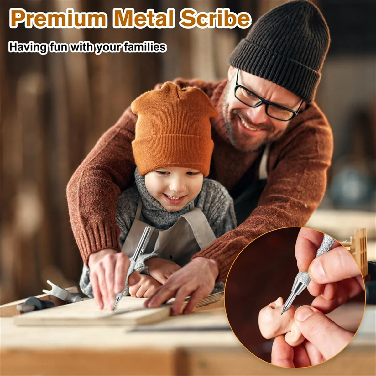 A11I 2-пакетный инструмент для разметки с наконечником из карбида вольфрама, инструменты для разметки металла с магнитом, ручка для гравировки премиум-класса