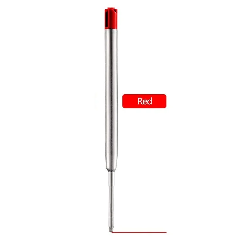 5 Stuks Metalen Balpen Vullingen Blauw Rood Zwarte Inkt Medium Roller Balpennen Refill Voor Parker School Kantoorbenodigdheden levert