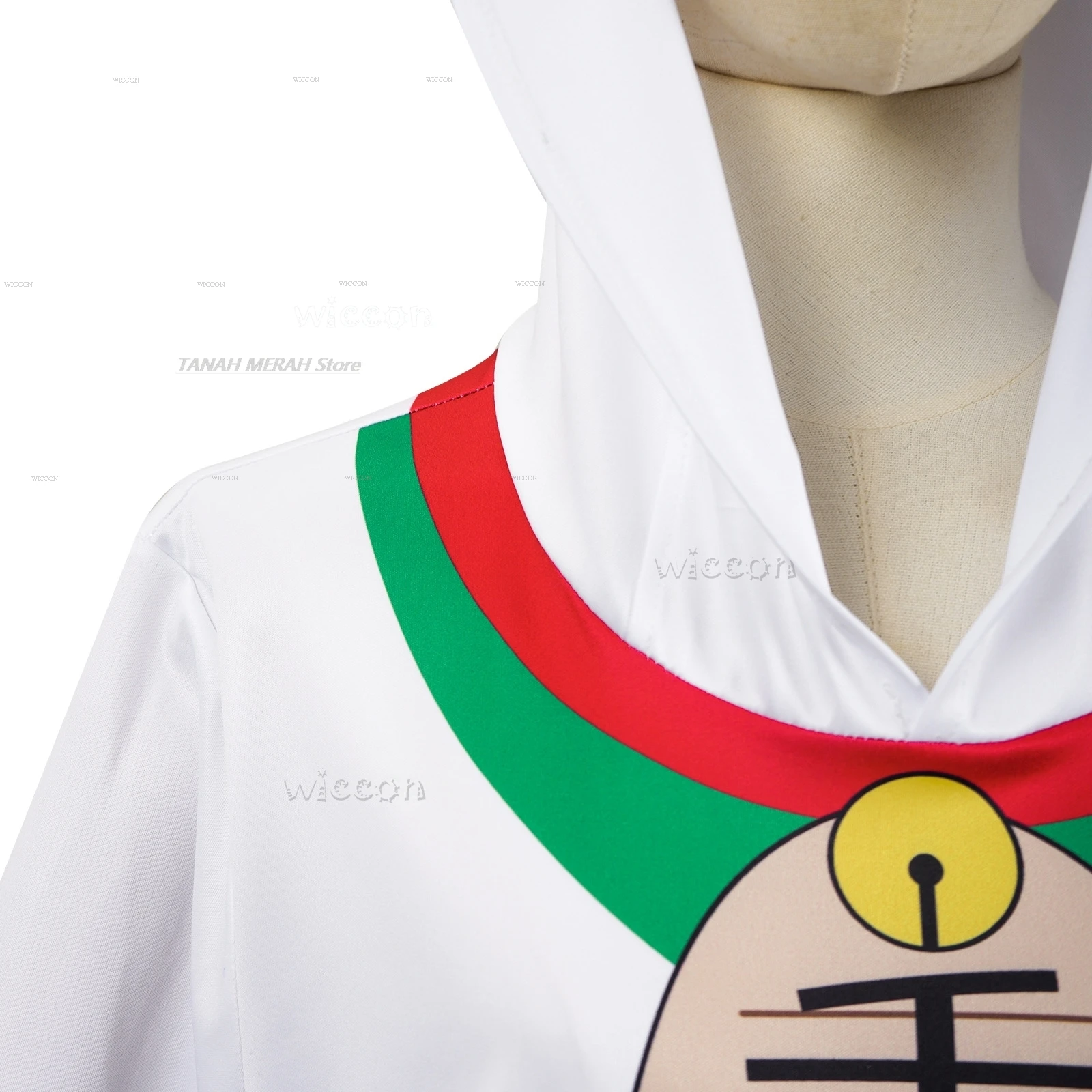 أزياء داندادان توربو الجدة التأثيرية بقلنسوة علوية هدية لطيفة يوكاي كيرو بابا تابو بابا محشوة على شكل قطة محظوظة ملابس لطيفة