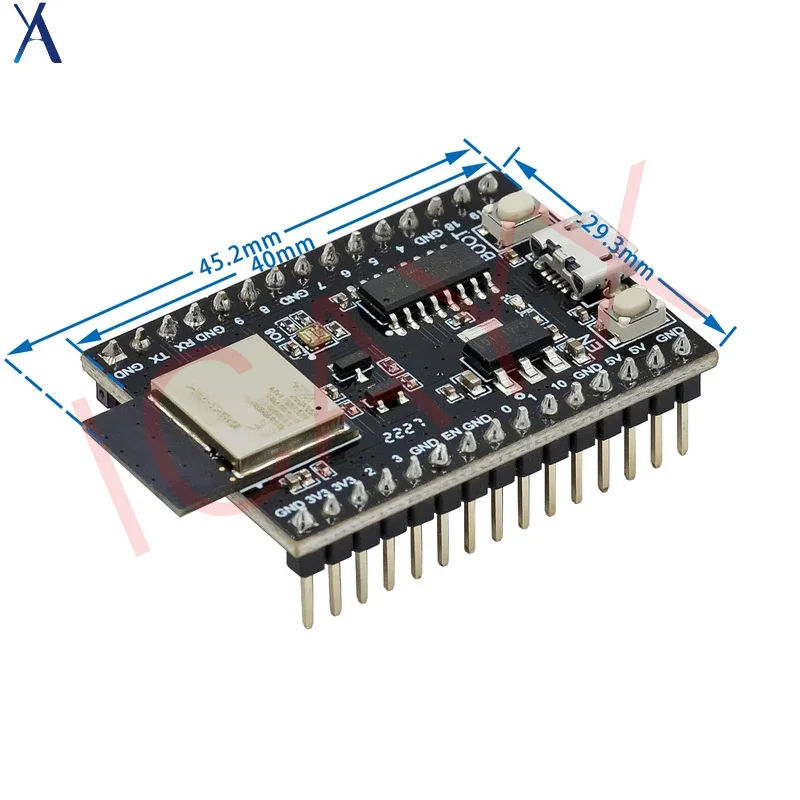 Placa de Desenvolvimento ESP32-C3 WiFi+Bluetooth 5.0 Equipada com ESP32-C3-MINI-1 Módulo de Internet das Coisas ESP32 Wifi para Arduino