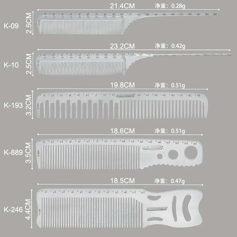 1PC di alta qualità scala laser pettine per capelli professionale parrucchiere pettine spazzole per capelli salone taglio capelli strumenti per lo