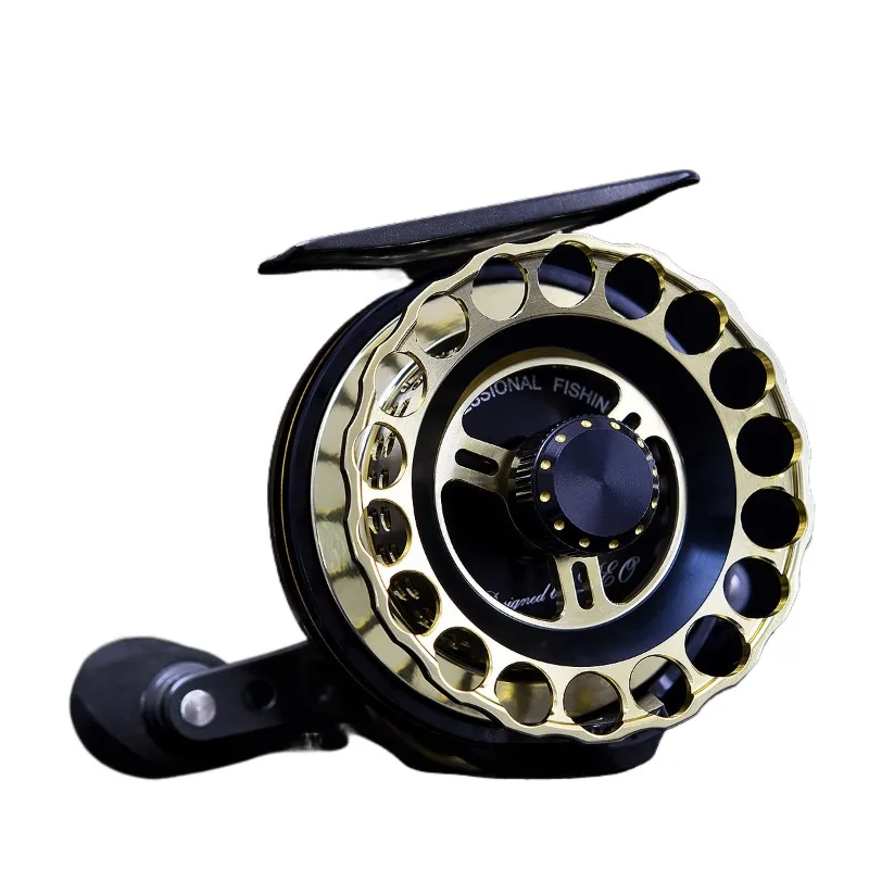 All-metal raft reels】CNC raft fishing micro lead reels, wear-resistant base fishing gear