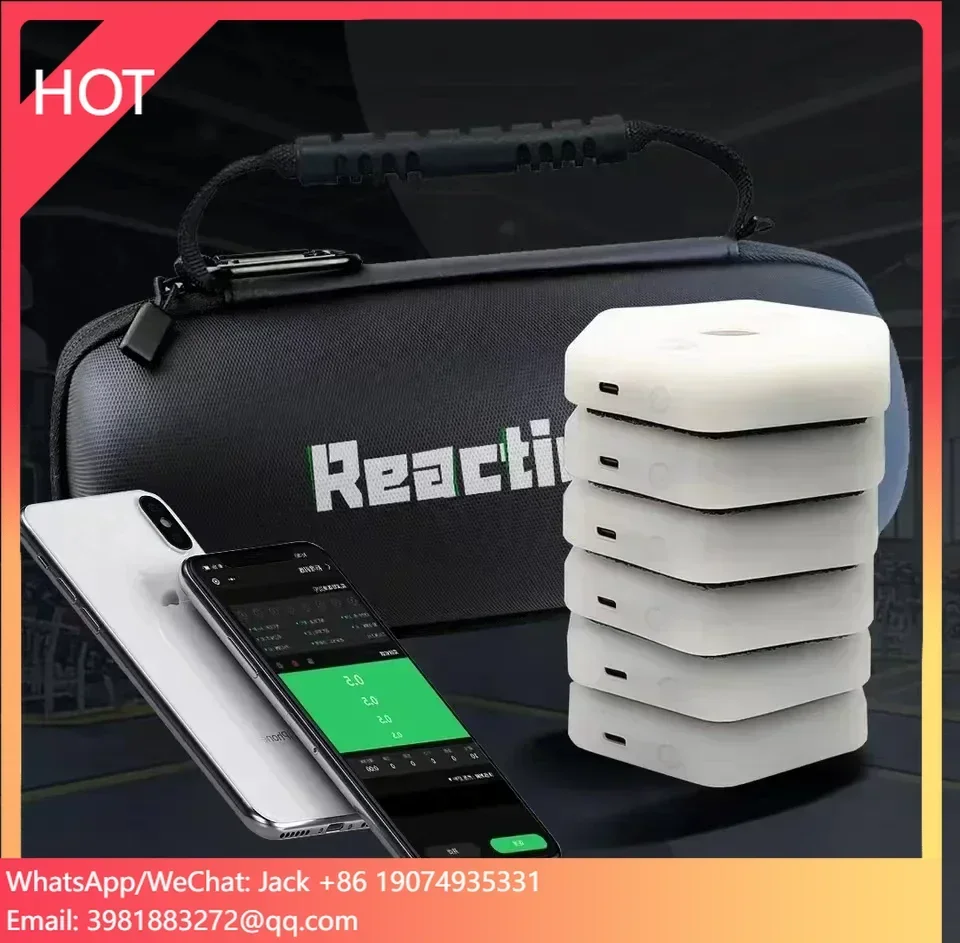 Basketball training reaction lamp football Taekwondo tennis speed sensing agile lamp badminton training equipment 6 lights+app