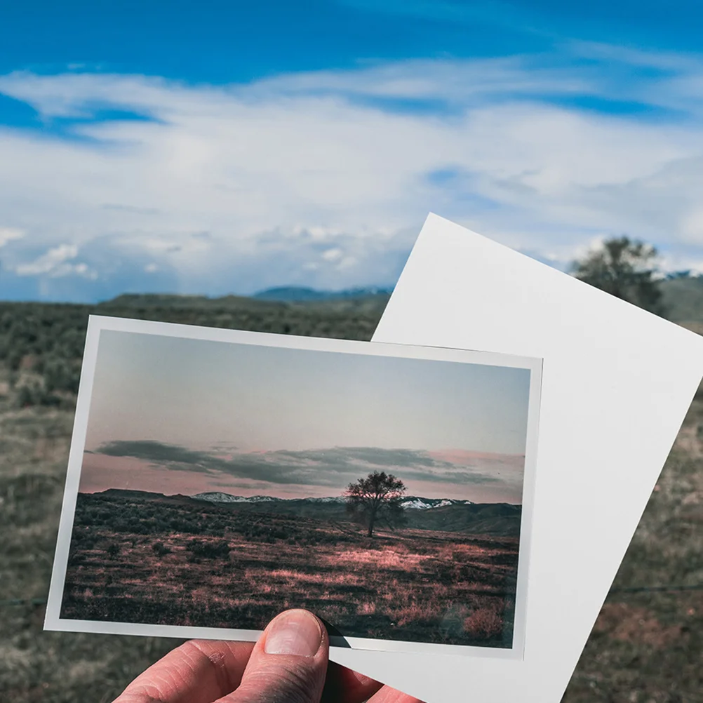 

100Pcs Waterproof High Gloss Photo Paper Printing Supply Printer Sheets Quick Dry Picture Paper