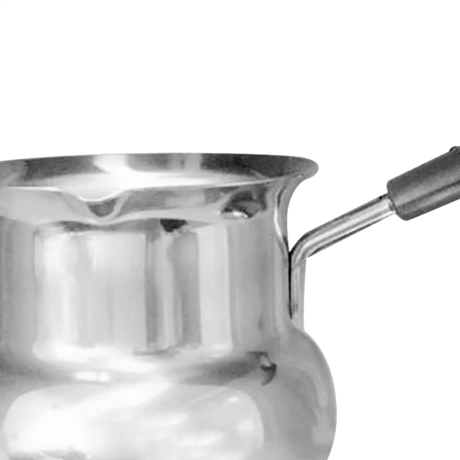 Coffee Pot Butter Melting Pot Heat Resistant with Handle Coffee Maker Stainless Steel for Delicious Camping