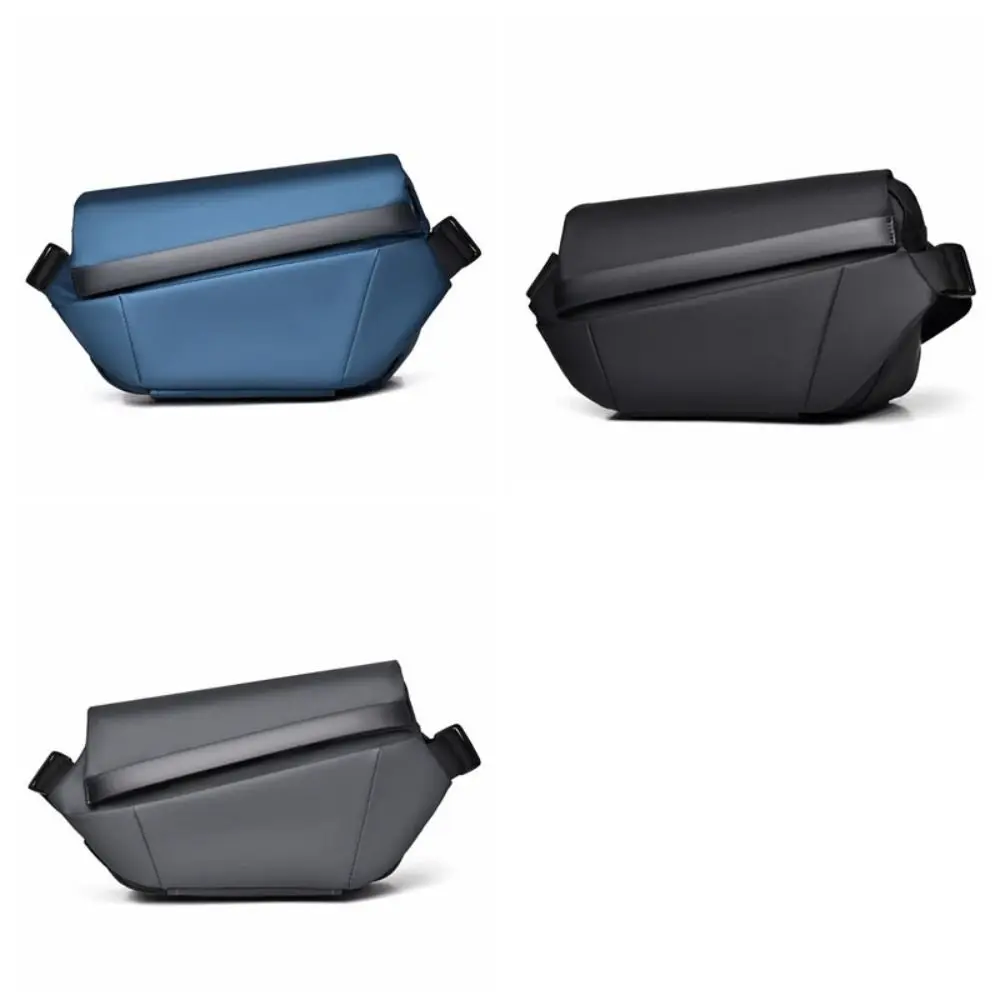 Zipper Large Capacity Oxford Cloth Bag Waterproof Korean Shoulder Bag Storage Daypack Men Chest Bag Male