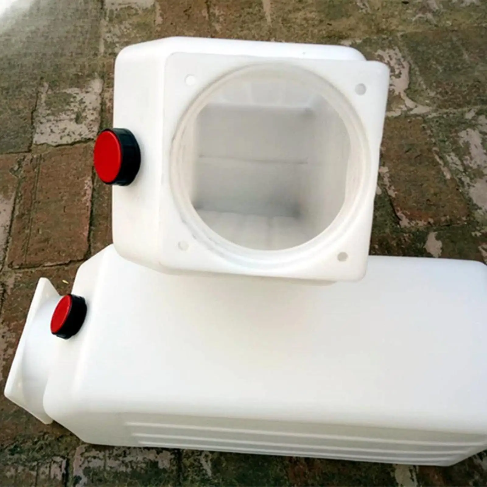 Car Lift Oil Barrel Lift Storage Oil Pot Drum Lift Hydraulic Storage Oil Pot Oil Reservoir Tank with Leakage Port Oil Container