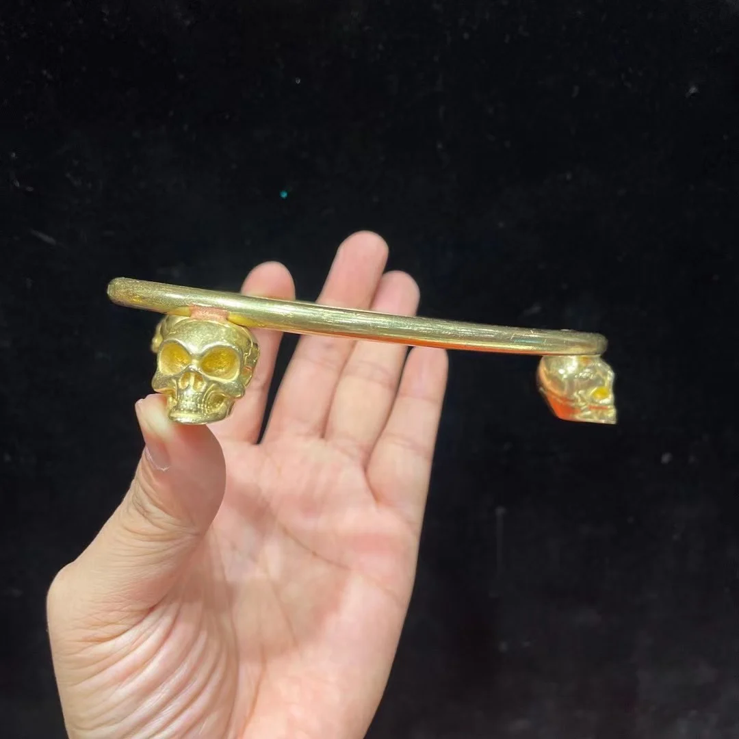 Handmade pure copper tow bowl bracket, toba bowl tripod, skull bowl tripod bracket ornament free shipping