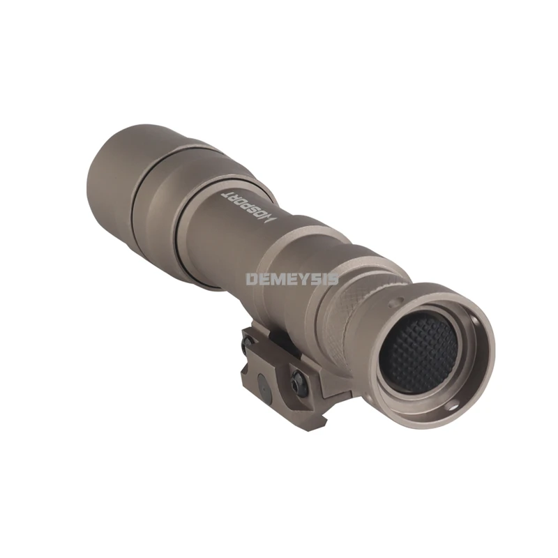 Linterna táctica aluminio 800 lúmenes para pistola airsoft y caza - imagen 2